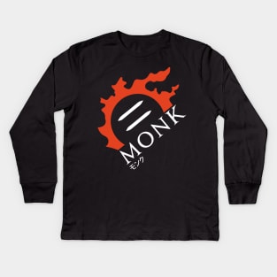 Monk - For Warriors of Light & Darkness Kids Long Sleeve T-Shirt